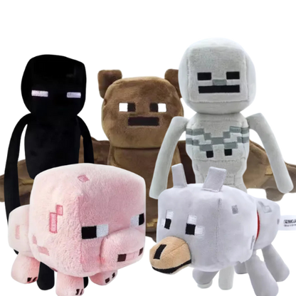 Minecraft plushies